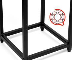 Kwietnik loftowy ARBEN czarny postarzany dąb 60 cm