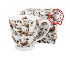 Kubek na stopce jumbo 480 ml PTASZKI