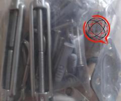 Zestaw montażowy do parasola ogrodowgo.