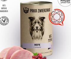 Paka Zwierzaka Indyk i żurawina  400g