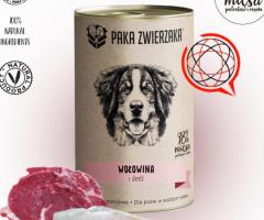 Paka Zwierzaka Wołowina i śledź  400g