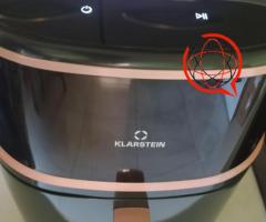 Air Bloom frytkownica beztłuszczowa Klarstein z funkcją pary. Prawa strona ryski, sprzedaję jako pow