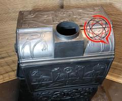 Piec koza żeliwny Ulefos nr.60