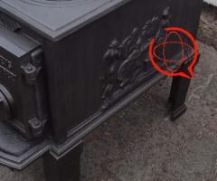 Piec żeliwny koza Drammens 1A