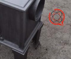 Piec żeliwny koza Drammens 1A