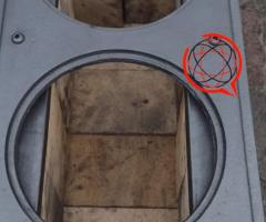 Piec żeliwny koza Drammens 1A