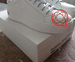 Sneakersy skórzane Patrizia Pepe 38