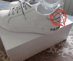 Sneakersy skórzane Patrizia Pepe 38