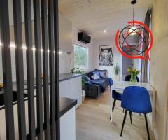 Tiny house dom całoroczny mały Domek wykończony pod klucz standard lux Wyposażony